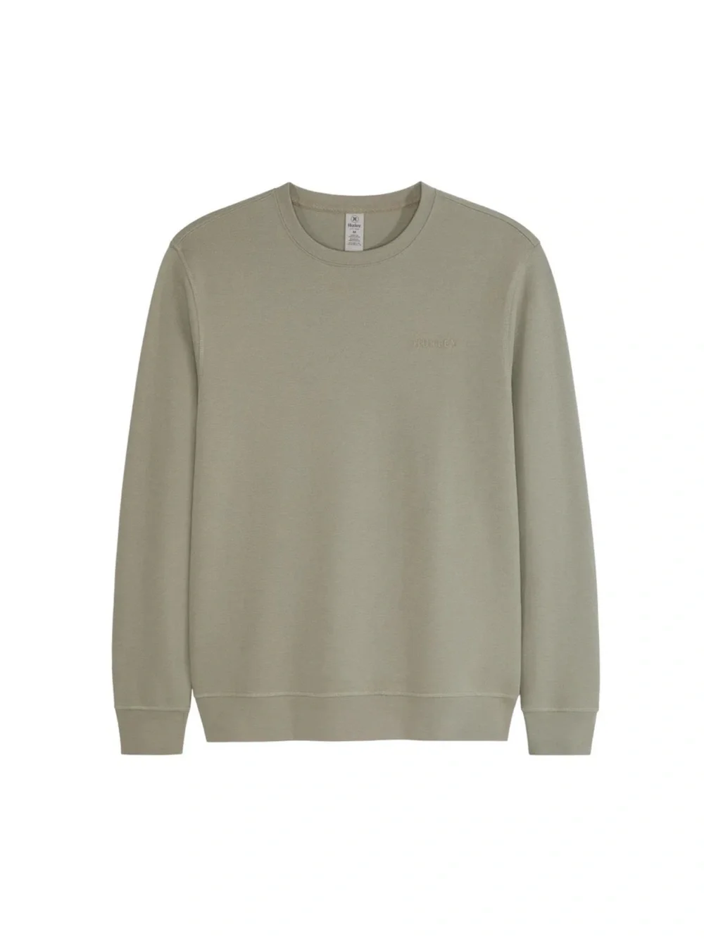 Bundle of 3 Hurley Men's Crewneck Sweaters — Olive, Charcoal & Blue